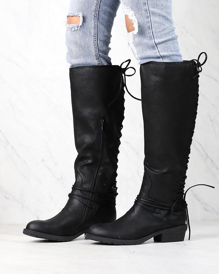 Very Volatile - Miraculous Knee High Zip Boot in More Colors