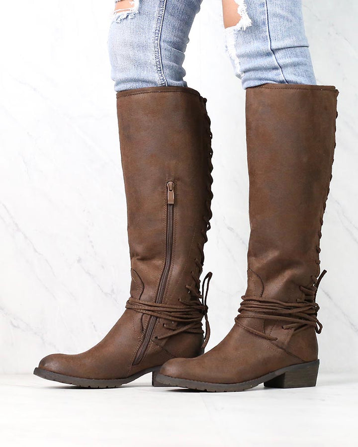 Very Volatile - Miraculous Knee High Zip Boot in More Colors