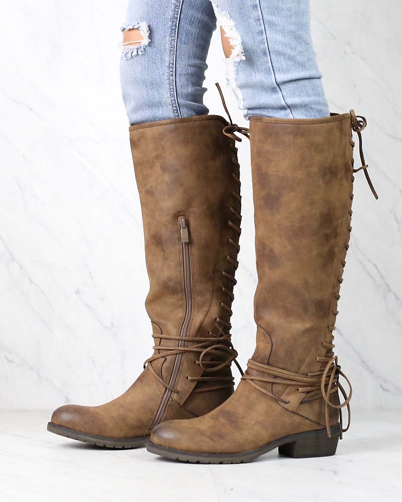 Very Volatile - Miraculous Knee High Zip Boot in More Colors