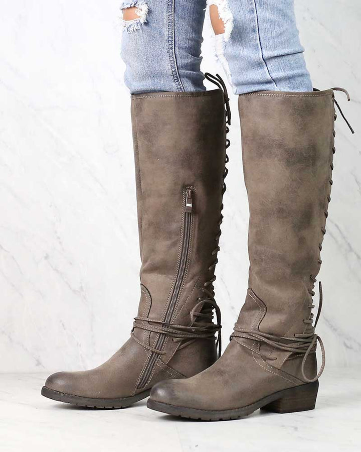 Very Volatile - Miraculous Knee High Zip Boot in More Colors