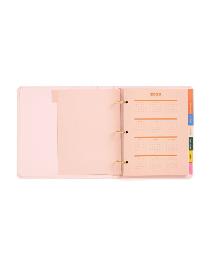 Ban.do - Travel Hard Cover 3-Ring Binder Planner - I'm Outta Here