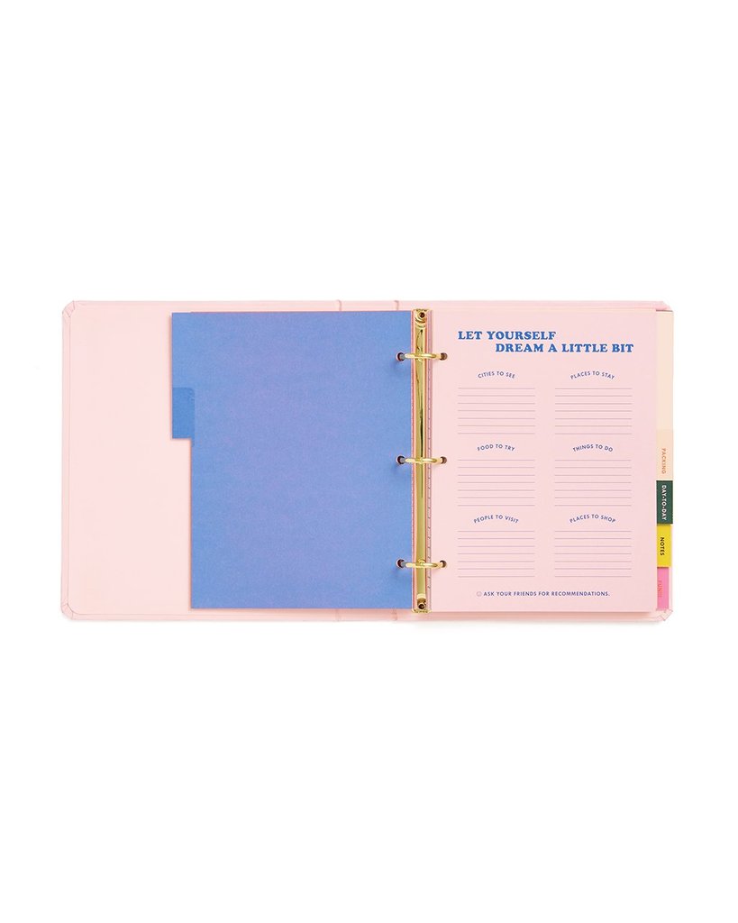 Ban.do - Travel Hard Cover 3-Ring Binder Planner - I'm Outta Here ...