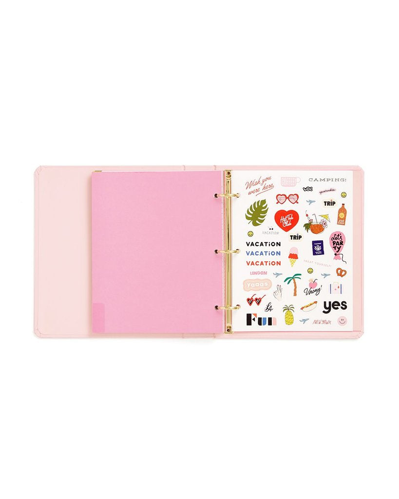 Ban.do - Travel Hard Cover 3-Ring Binder Planner - I'm Outta Here