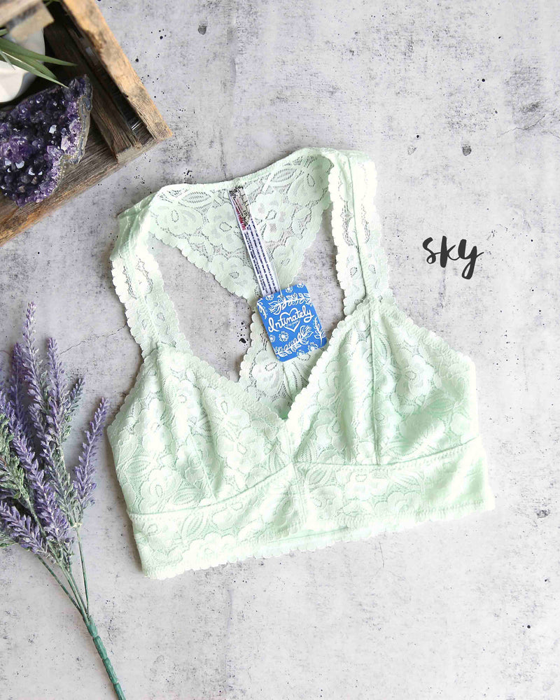 Free People Galloon Daisy Lace Bra Bralette Intimately Wire Free Racerback